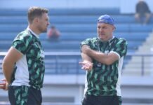 Rekor Luar Biasa Bojan Hodak Pelatih PERSIB, Bojan Hodak dan asisten pelatih Igor Tolic (PERSIB.co.id/Barly Isham)