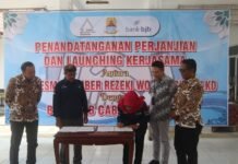 Dukungan DPMD Kabupaten Cirebon untuk Majukan Bumdesma Acara penandatanganan kerja sama Bumdesma. Foto: Pemkab Cirebon.