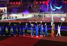 Jabar Terjunkan 347 Atlet di Perparnas XVII 2024 Kontingen Jabar di Peparnas XVII 2024. Foto: Humas Jabar.