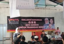GBR Deklarasi Dukung Eti-Suhendrik di Pilwalkot Cirebon