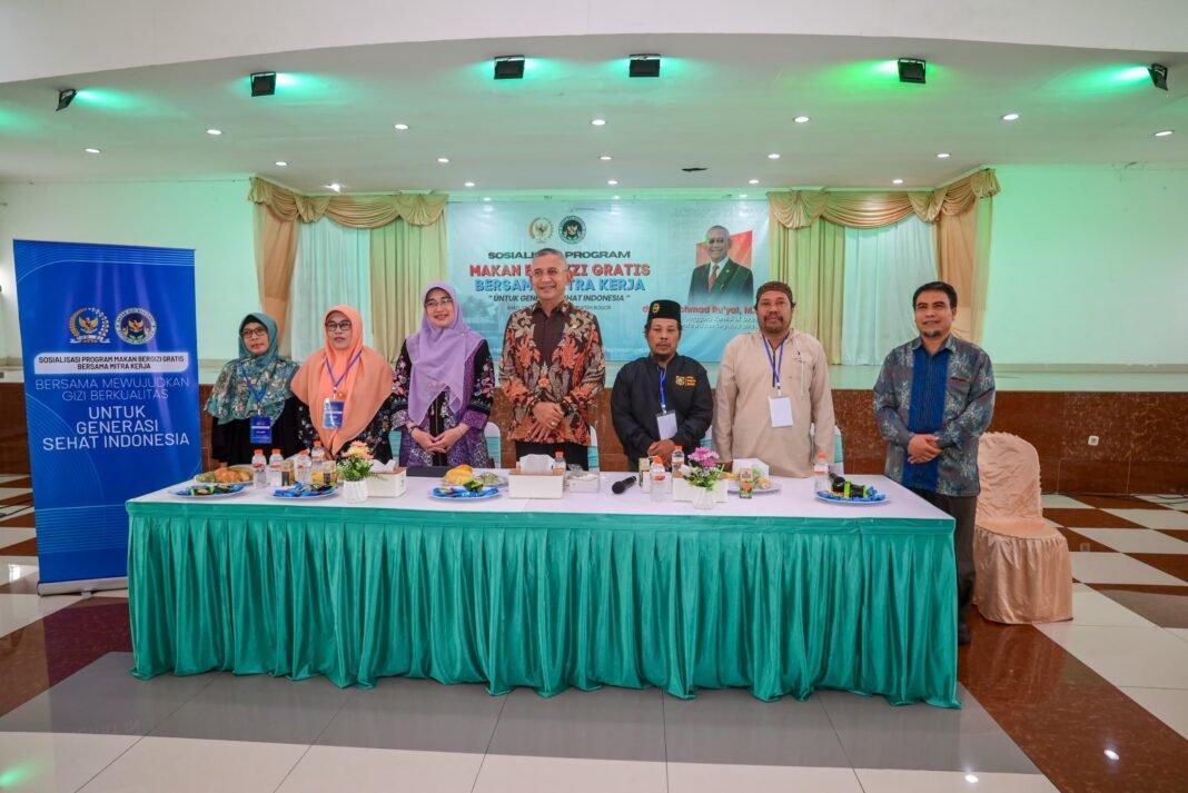 Sosialisasi program makan bergizi gratis/(Foto: Istimewa)