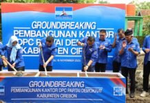 Demokrat Cirebon Mulai Bangun Kantor DPC Permanen di Sumber