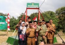 Bupati Imron Apresiasi TNI AD Bangun Jembatan Garuda di Ciwaringin