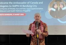 Dubes Kanada Tinjau SMPN 43 Bandung, Apresiasi Tekan Angka Anemia Remaja