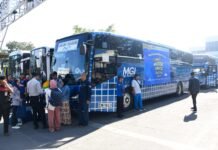 Wagub Erwan Lepas 3.000 Peserta Mudik Gratis 2026 di Terminal Leuwipanjang