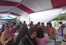 Lapangan Kebon Pelok Ramai, Warga Serbu Gerakan Pangan Murah di Cirebon