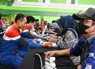Aksi Donor Darah di Kilang Balongan, 260 Kantong Disalurkan ke PMI
