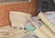 Anyaman Bambu Jadi Tumpuan Hidup Warga Pagar Gunung Cirebon
