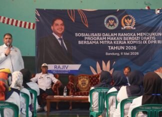 Sosialisasi MBG di Kertasari, Rajiv Tekankan Pengawasan Ketat