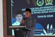 DPR Minta Warga Aktif Pantau Pelaksanaan Program Makan Bergizi Gratis