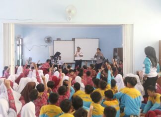 Peringati Hari Anak Nasional, KAI Daop 3 Cirebon Edukasi Keselamatan ke 150 Siswa SD