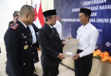 1.279 Warga Binaan Lapas Narkotika Cirebon Dapat Remisi HUT RI