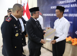 1.279 Warga Binaan Lapas Narkotika Cirebon Dapat Remisi HUT RI
